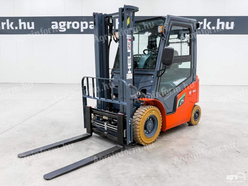 ÚJ HELI CPD25-GC6LI-S G2-S, 2,5 tonnás Li-ion elektromos targonca 3,3 méteres emeléssel