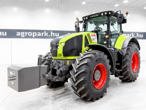Claas Axion 930 (4864 üzemóra) CMATIC 50 km/h, rugózott híd és fülke, légfék, aut. kormányzás előkészítés, ISOBUS, 4 pár hidraulikakör