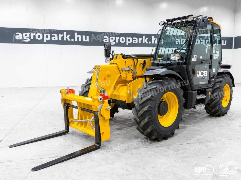 JCB 535-95 (863 üzemórás) teleszkópos rakodó, Joystick, Powershift, klíma, Q-FIT raklapvillával