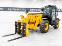 JCB 540-170 Sway (437 üzemórás) 17 m emelés, 4000 kg teherbírás, Joystick, klíma, raklapvilla, Sway szintezés, hidraulikus villaoldalmozgatás, kamera