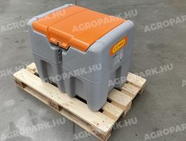 ÚJ CEMO 210 literes szállítható dízel üzemanyag tartály fedéllel. automata töltőpisztollyal, 12V-os szivattyúval, 4 méter tömlővel