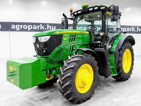 John Deere 6145R (4006 üzemórás) AutoQuad Plus 20/20 40 km/h váltó, rugózott híd, légfék, ISOBUS