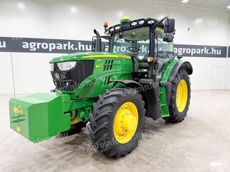 John Deere 6145R (4009 üzemóra) AutoQuad Plus 20/20 40 km/h váltó, rugózott híd, légfék, ISOBUS
