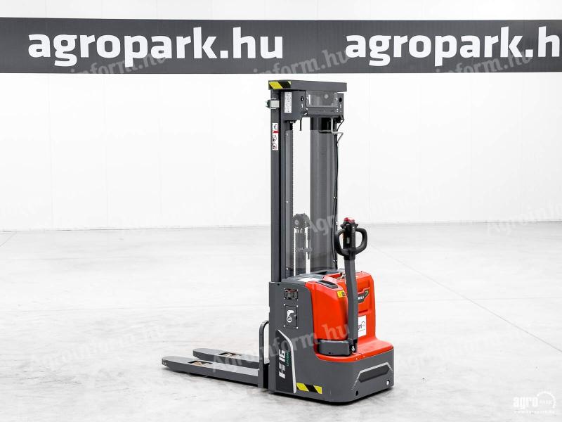 ÚJ HELI CDD16-A2LIH 1,6 tonnás nagy teljesítményű Li-ion elektromos gyalogkíséretű magasemelő 5 méteres emeléssel