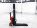 ÚJ HELI 1,2 tonnás Li-ion elektromos gyalogkíséretű magasemelő 3 méteres emeléssel