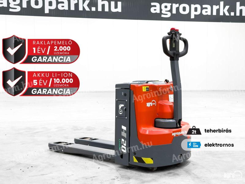 ÚJ HELI CBD20-C2LIH 2 tonnás nagy teljesítményű Li-ion elektromos gyalogkíséretű raklapemelő
