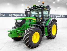 John Deere 6R 130 (511 üzemóra) AutoQuad Plus 24/24 50 km/h váltó, rugózott híd és fülke, G5 kijelző, SF7500 AutoTrac, légfék, LED, Trelleborg