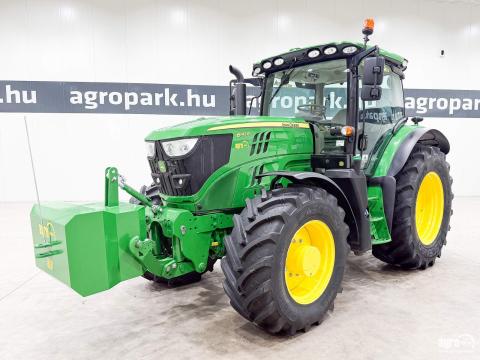 John Deere 6145R (3896 üzemóra) AutoQuad Plus 20/20 50 km/h váltó, rugózott híd, rugózott fülke, légfék, GreenStar ready, fronthidraulika John Deere 6145R (3896 üzemóra) AutoQuad Plus 20/20 50 km/h váltó, rugózott híd, rugózott fülke, légfék, GreenStar ready, fronthidraulika