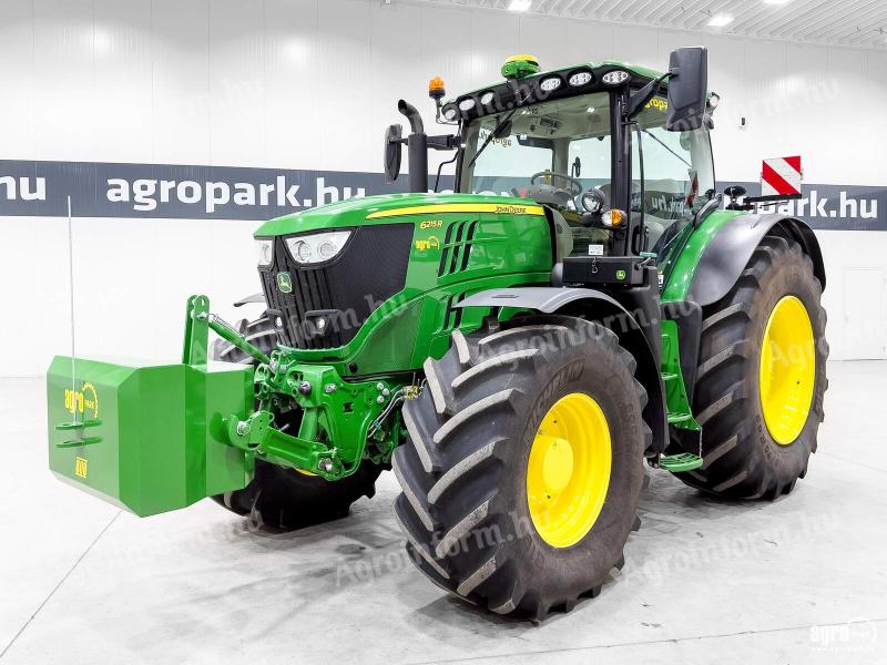 John Deere 6215R (960 üzemórás) AutoPowr IVT 50 km/h váltó, rugózott híd, rugózott fülke, SF7500 AutoTrac, légfék, CommandARM, LED világítás, Michelin gumizás