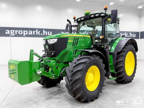 John Deere 6215R (3924 üzemórás) AutoPowr IVT 50 km/h, rugózott híd, rugózott fülke, SF7500 AutoTrac, légfék, CommandPro John Deere 6215R (3924 üzemórás) AutoPowr IVT 50 km/h, rugózott híd, rugózott fülke, SF7500 AutoTrac, légfék, CommandPro