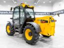 JCB 531-70 (706 üzemórás) teleszkópos rakodó, 7 méteres emelés, 3.100 kg teherbírás, Joystick, klíma, raklapvilla, Powershift, Q-fit
