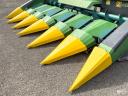 Ziegler Corn Champion 6S 6 soros, fix vázas kukorica betakarító adapter, John Deere T/W kombájnokhoz, szárzúzó, 75 cm sortáv
