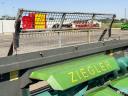 Ziegler Corn Champion 6S 6 soros, fix vázas kukorica betakarító adapter, John Deere T/W kombájnokhoz, szárzúzó, 75 cm sortáv