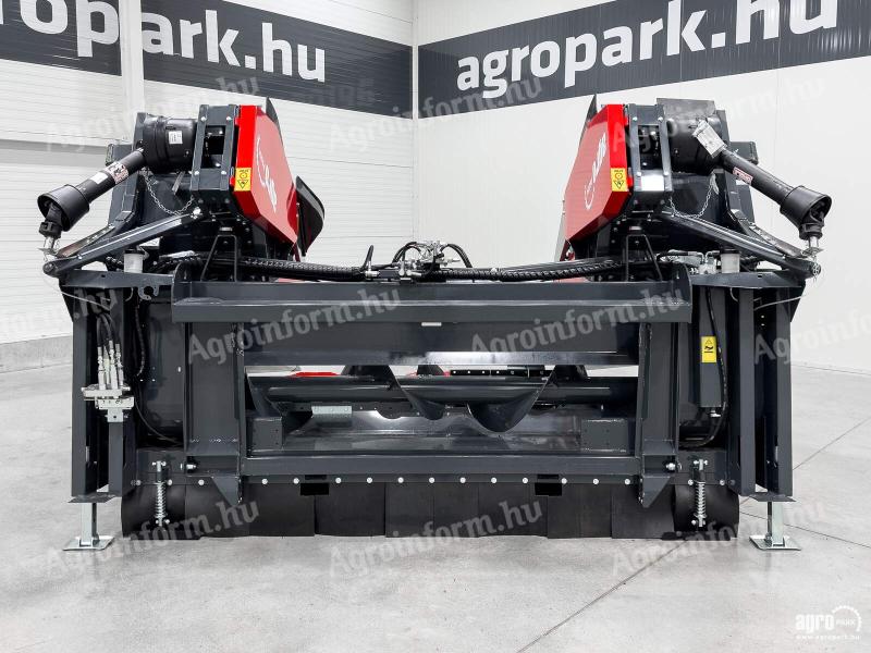 ÚJ Tecnomais TMRP2 6R-F kukorica adapter, 6 soros, csukható, Claas Tucano és Lexion kombájnhoz, szárzúzó, csonktaposók