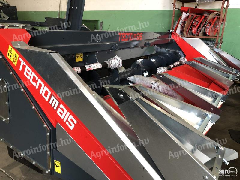 ÚJ Tecnomais TM3 6R 6 soros fix vázas kukorica asztal Claas Tucano és Lexion kombájnokhoz, szárzúzó, csonktaposók