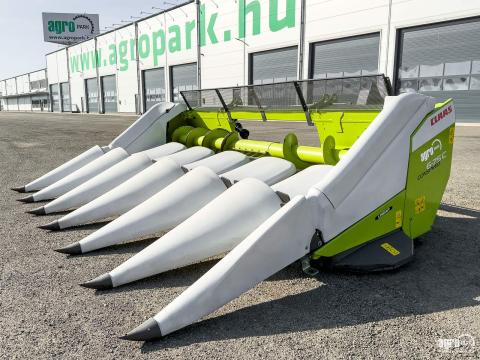 Claas Conspeed 6-75C 6 soros kukorica adapter, Claas Lexion és Claas Tucano kombájnhoz, 75 cm sortáv, szárzúzó, csonktaposó