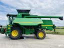 John Deere T660 4WD (3489/5619 üzemórás) 6 ládás, 6,7 m-es 622 R asztal+kocsi, 11000 liter magtartály