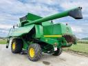 John Deere T660 4WD (3489/5619 üzemórás) 6 ládás, 6,7 m-es 622 R asztal+kocsi, 11000 liter magtartály