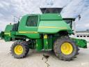 John Deere T660 4WD (3489/5619 üzemórás) 6 ládás, 6,7 m-es 622 R asztal+kocsi, 11000 liter magtartály