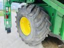 John Deere T660 4WD (3489/5619 üzemórás) 6 ládás, 6,7 m-es 622 R asztal+kocsi, 11000 liter magtartály