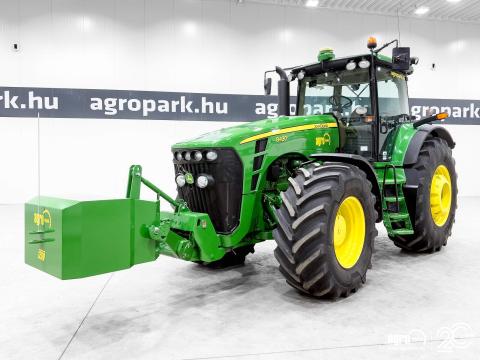 John Deere 8430 (9497 üzemórás) 16/5 Powershift 40 km/h váltó, rugózott híd, aktív ülés, SF3000 AutoTrac, légfék