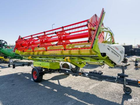 DEMO Claas V680 (Vario 680) 6,8 méteres Vario vágóasztal Claas Tucano és Lexion kombájnokhoz, szállítókocsi, kétoldali repcekasza