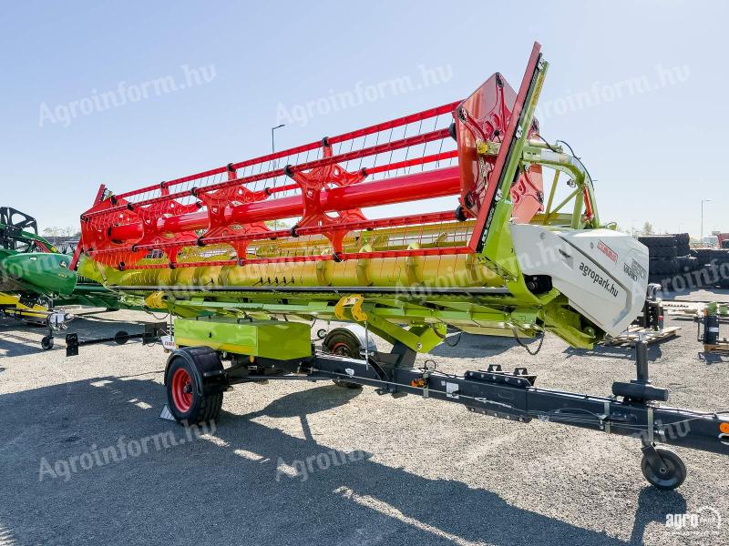 DEMO Claas V680 (Vario 680) 6,8 méteres Vario vágóasztal Claas Tucano és Lexion kombájnokhoz, szállítókocsi, kétoldali repcekasza
