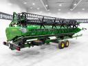 ÚJ John Deere 725X 7,6 méteres, változtatható mélységű Vario gabona vágóasztal, repcekaszák, szállítókocs