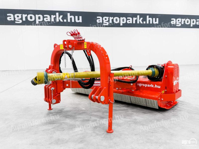 ÚJ Maschio Gaspardo Giraffa XL 210 SI szárzúzó, 2,12 m munkaszélesség, hidraulikus oldaleltolás és dőlésszögállítás, 22 kalapács
