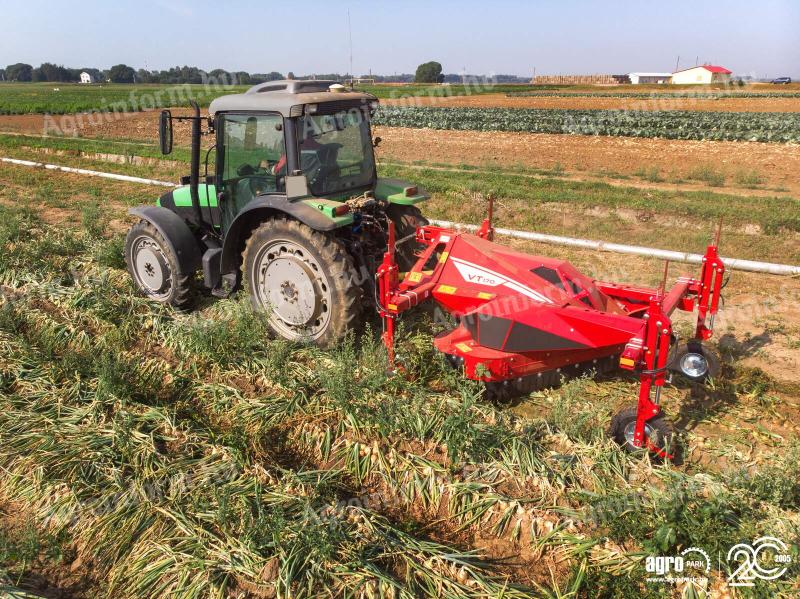 ÚJ GRIMME VT 170 1,7 m munkaszélességű hagymazúzó gép, hidraulikus magasságállítás, tartalék késkészlet