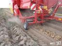 ÚJ GRIMME SE 75-55 vontatott, egysoros burgonya betakarítógép, UB típusú leválasztó, 5.500 kg bunkerkapacitás, légfék