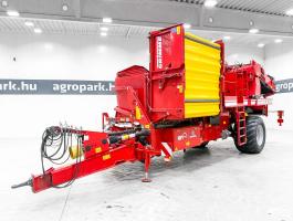 ÚJ GRIMME SE 150-60 vontatott, kétsoros burgonya betakarítógép, UB típusú XXL leválasztó, 6.000 kg bunkerkapacitás, légfék, kamerarendszer 4 kamerával
