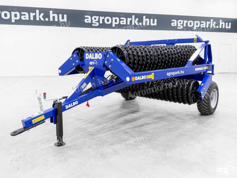 DEMO Dalbo MiniMax 630 henger, 6,3 m munkaszélesség, Cambridge Snowflake hengertagok, Made in Denmark