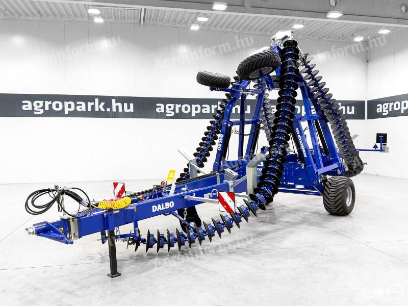 ÚJ Dalbo PowerChain 800 láncos tárcsa, 8 m munkaszélesség, 132 tárcsalap, légfék, Made in Denmark