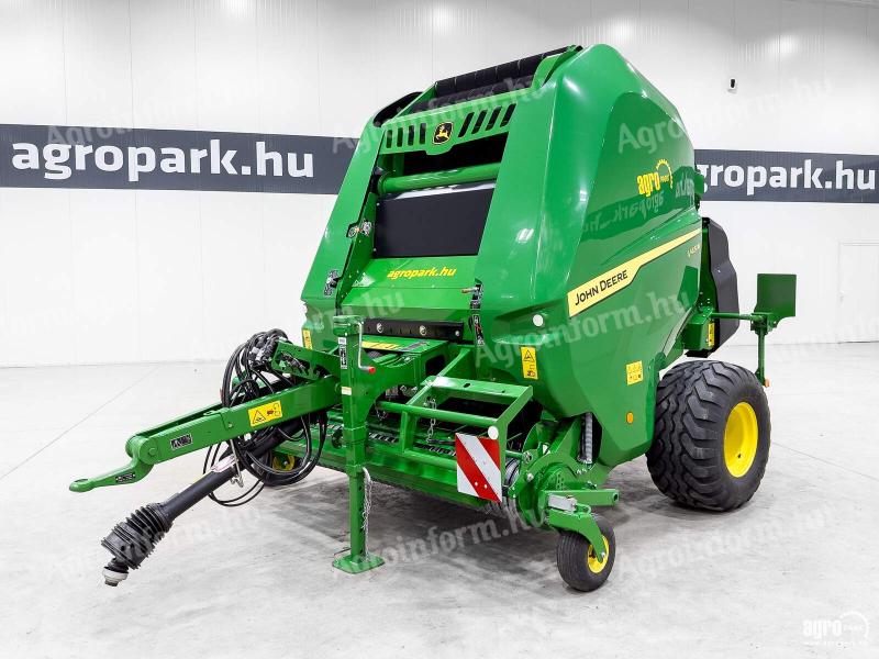 ÚJ John Deere V451M körbálázó, 90 - 165 cm bálaátmérő, váltózó kamrás, hálós kötözés, MaxiCut HC Premium 13 késsel, BaleTrak Plus monitor