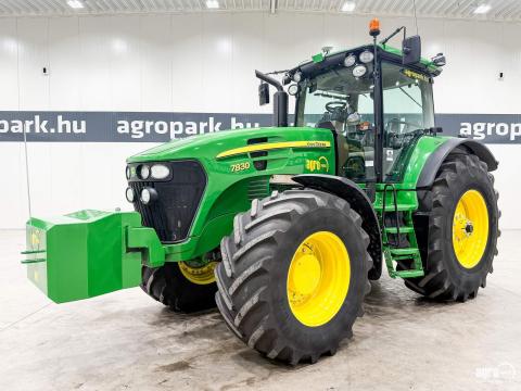 John Deere 7830 (6481 üzemóra) AutoQuad Eco 20/20, rugózott híd, AutoTrac ready, 4 pár kihely. hidraulika kör, ISOBUS John Deere 7830 (6481 üzemóra) AutoQuad Eco 20/20, rugózott híd, AutoTrac ready, 4 pár kihely. hidraulika kör, ISOBUS