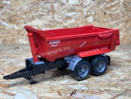 ÚJ Krampe Halfpipe Bruder játék pótkocsi. valósághű funkciók, strapabíró kialakítás, gumiból és ABS műanyagból, 4 éves kortól ajánlott,1:16 méretarány, original Bruder