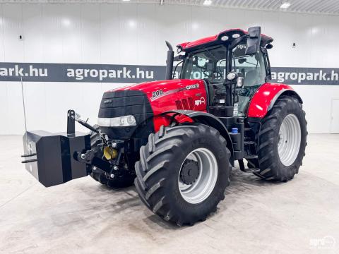 Case IH Puma 200 (7909 üzemóra) 19/6 full Powershift 50 km/h váltó, rugózott híd, rugózott fülke, aut. kormányzás, légfék, fronthidraulika, frontkardán