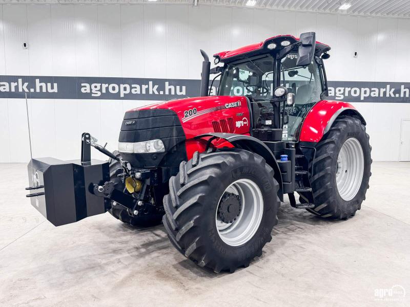 Case IH Puma 200 (7909 üzemóra) 19/6 full Powershift 50 km/h váltó, rugózott híd, rugózott fülke, aut. kormányzás, légfék, fronthidraulika, frontkardán