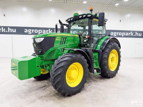 John Deere 6195R (7685 üzemóra) DirectDrive 24/24, rugózott híd, rugózott fülke, SF3000 AutoTrac ready, légfék, iTEC, 4 pár hidr.kör