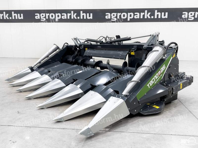 ÚJ Tecnomais TMRP4 6R-F 6 soros, csukható vázas kukorica adapter, Case IH és New Holland kombájnokhoz