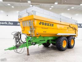 Joskin Trans-CAP 6500/18 BC125 18 tonnás hátrabillenő teknős / monocoque pótkocsi, tandem-tengely, 18,1 m³, légfék ALB-vel, létra, magasító, világítás