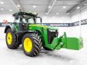John Deere 8400R (3393 üzemórás) e23 Powershift 50 km/h váltó, rugózott híd, Active Seat, légfék, SF6000 AutoTrac, LED világítás, 5 pár hidraulikakör, 4db ikerkerék