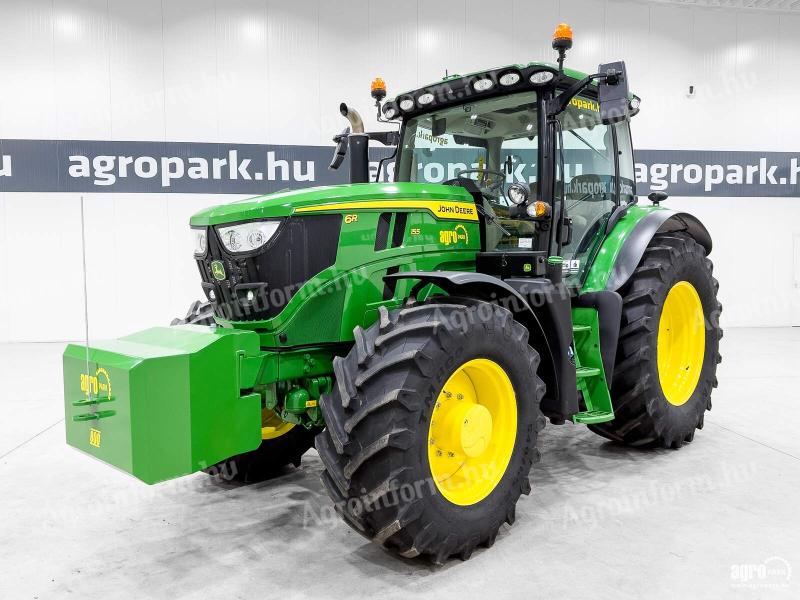 John Deere 6R 155 (473 üzemóra) AutoQuad Plus 20/20 50 km/h váltó, rugózott híd, rugózott fülke, G5, AutoTrac ready, légfék, Trelleborg