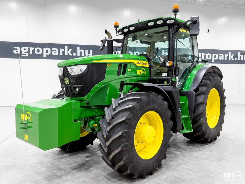 John Deere 6R 155 (467 üzemóra) AutoQuad Plus 20/20 50 km/h váltó, rugózott híd, rugózott fülke, G5, AutoTrac ready, légfék, Trelleborg