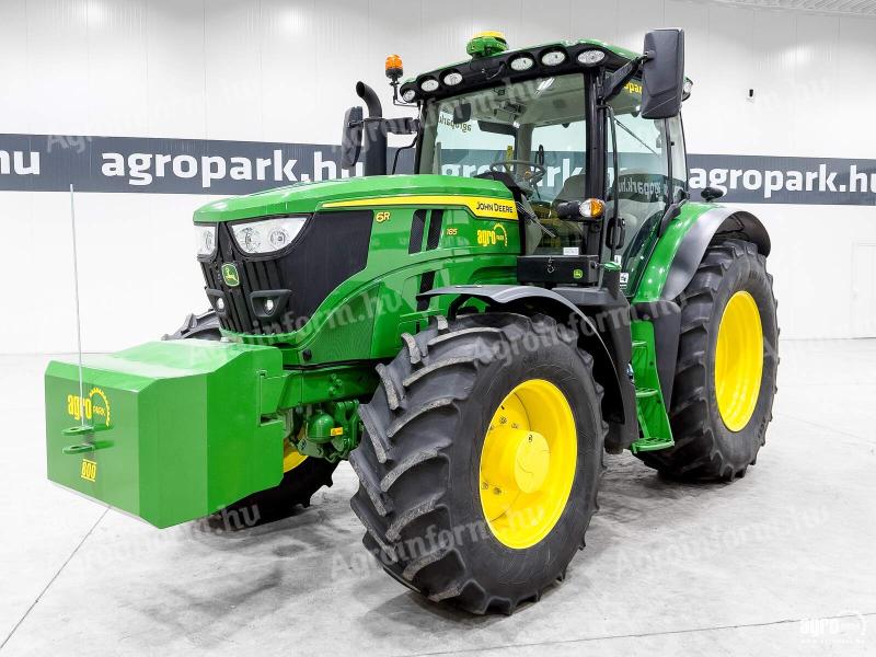 John Deere 6R 185 (975 üzemóra) AutoPowr IVT 50 km/h váltó, rugózott híd, rugózott fülke, SF7500 AutoTrac, G5 Plus, CommandPro, légfék, 155 L szivattyú