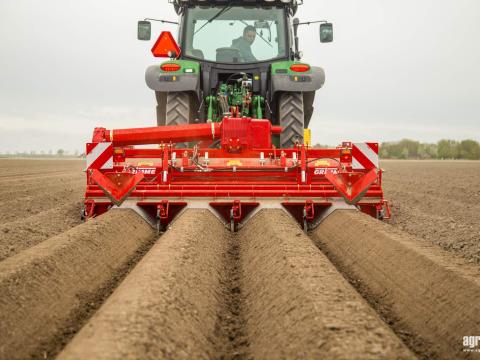 ÚJ GRIMME GF 400 4 soros talajmaró bakhátkészítő, 75 cm sortáv, 3-sebességes 250 LE meghajtás, 64 db Widia kés