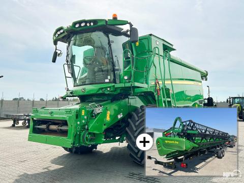 John Deere T670i Hillmaster (900/1425 üzemóra) 6 ládás, 9,15 m 630X Vario vágóasztal, szállítókocsi, repcekaszák, SF6000 AutoTrac, doblassító, kukorica készlet, ProDrive, 800/65R32, kompresszor John Deere T670i Hillmaster (900/1425 üzemóra) 6 ládás, 9,15 m 630X Vario vágóasztal, szállítókocsi, repcekaszák, SF6000 AutoTrac, doblassító, kukorica készlet, ProDrive, 800/65R32, kompresszor