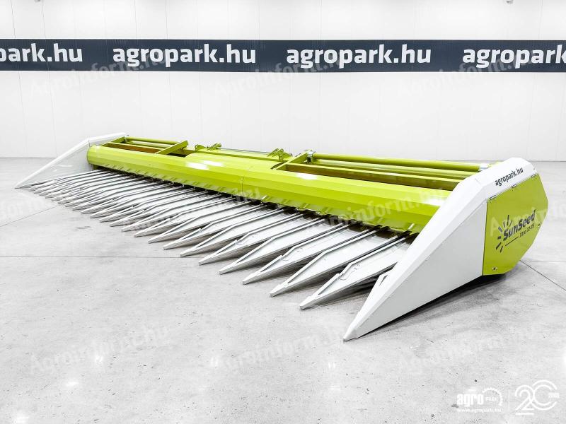 ÚJ SunSeed Xtra 16-75 12 m-es, 16 soros, sorfüggetlen napraforgó asztal, adapter (Claas)