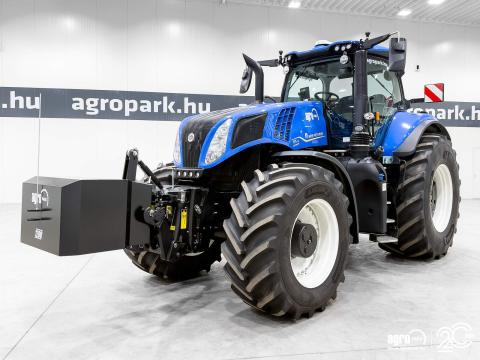 ÚJ New Holland T8.435 Ultra Command 21/5 50 km/h váltó, rugózott híd, rugózott fülke, IntelliSteer, légfék, Michelin, 6 pár hidr., LED ÚJ New Holland T8.435 Ultra Command 21/5 50 km/h váltó, rugózott híd, rugózott fülke, IntelliSteer, légfék, Michelin, 6 pár hidr., LED